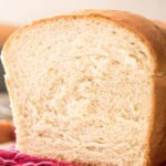 Loaf of bread with slice taken off