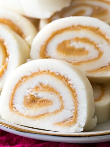 Potato Candy pinwheel slices