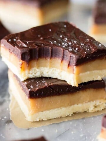 Millionaire's Shortbread, a rich and delicious dessert || Sugar Spun Run