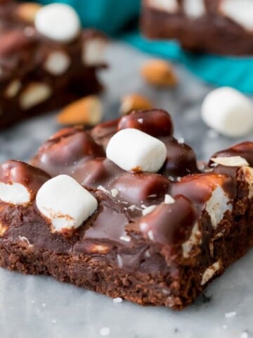 Rocky road brownie