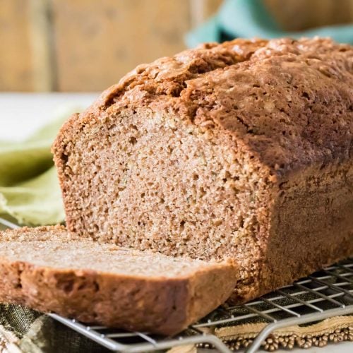 sliced zucchini bread